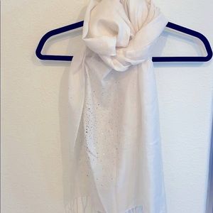 Ivory and Sparkle Scarf